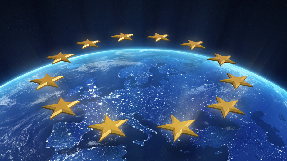 Pohled na EU z vesmíru