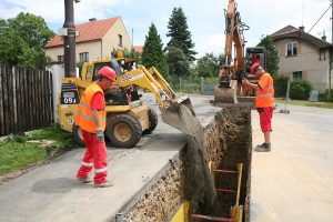 Stavba ČOV a kanalizace Kublov